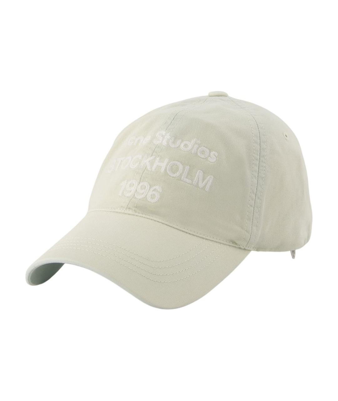 ACNE STUDIOS Белая хлопковая кепка, фото 3