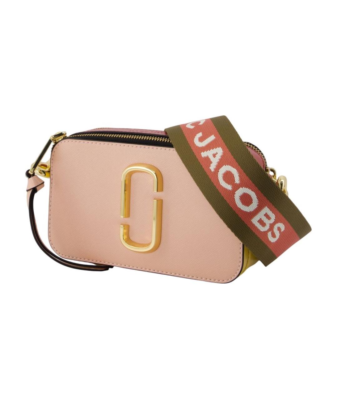 MARC JACOBS Розовая кожаная сумка через плечо, фото 2