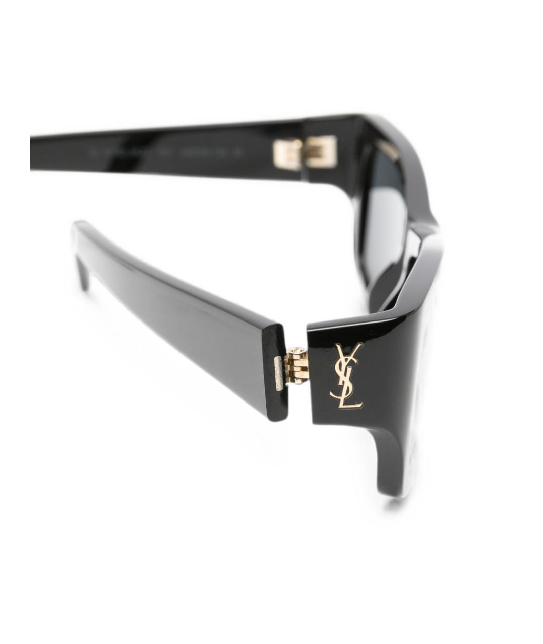 SAINT LAURENT Черные солнцезащитные очки, фото 2