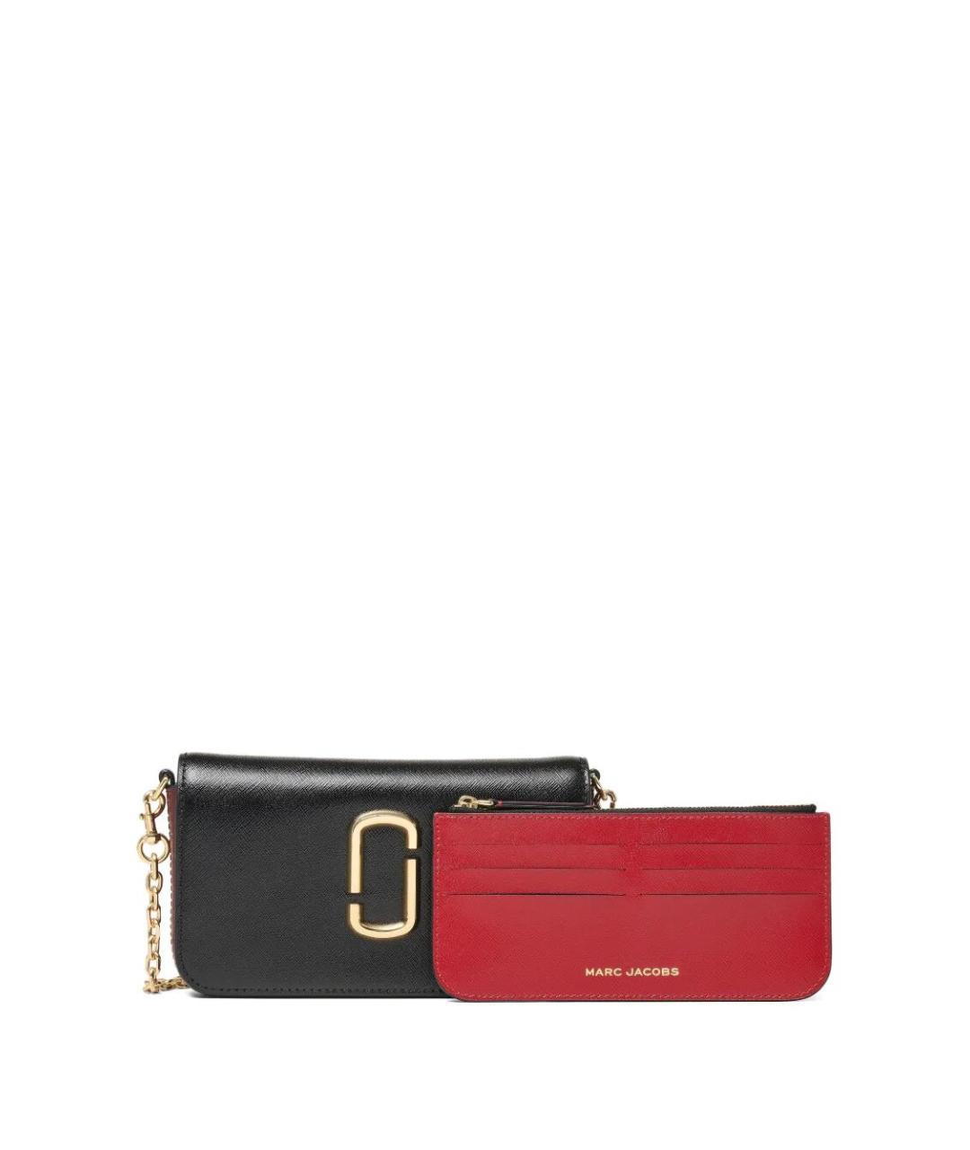 MARC JACOBS Черная кожаная сумка через плечо, фото 2