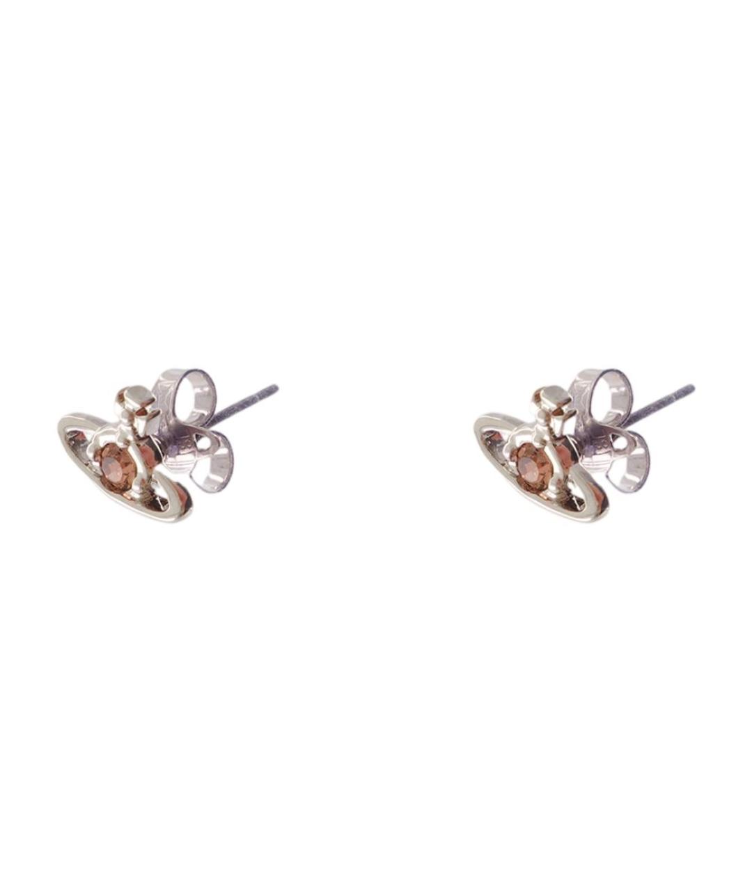 VIVIENNE WESTWOOD Серебряные металлические серьги, фото 2