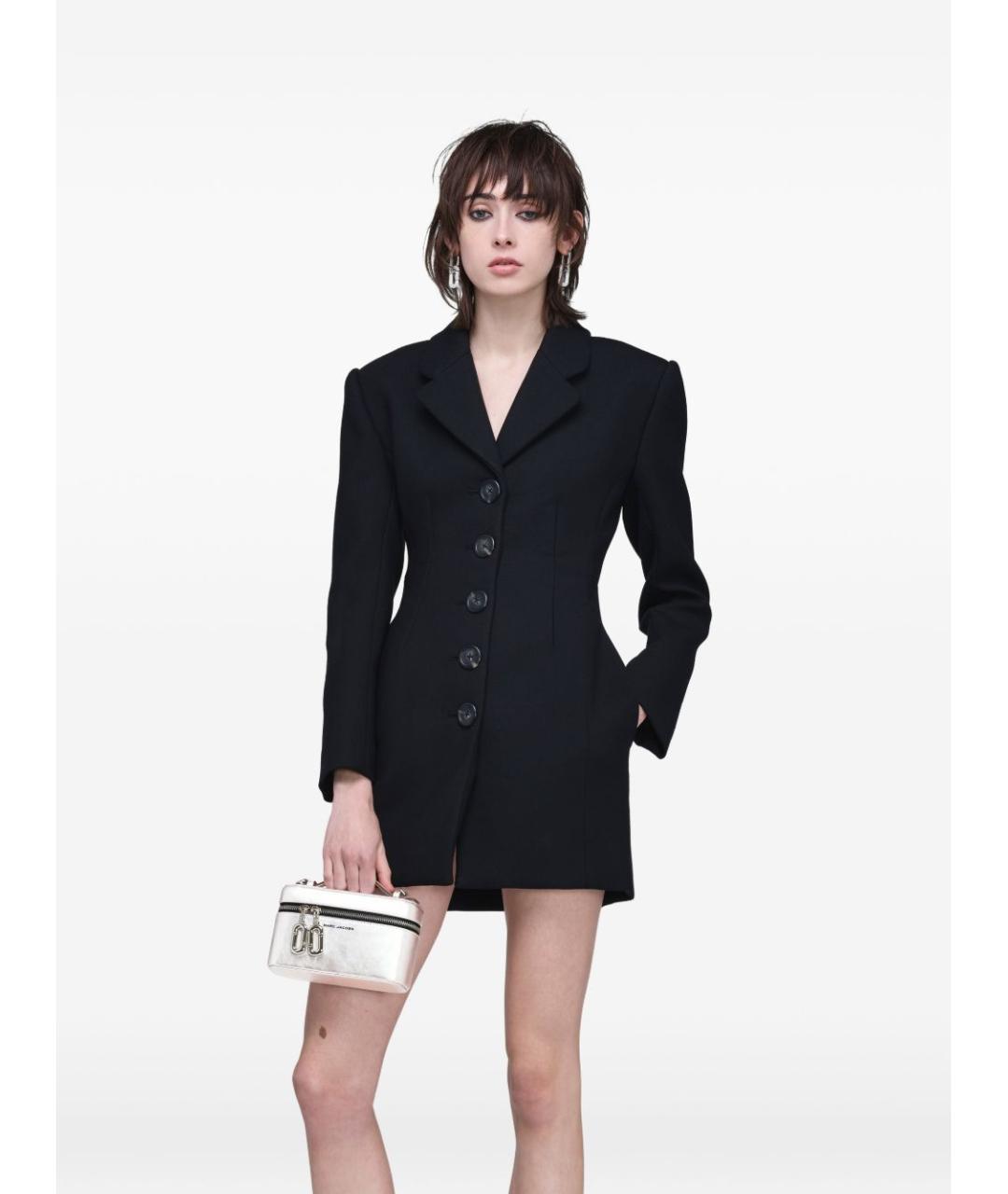 MARC JACOBS Серебряная кожаная сумка через плечо, фото 3