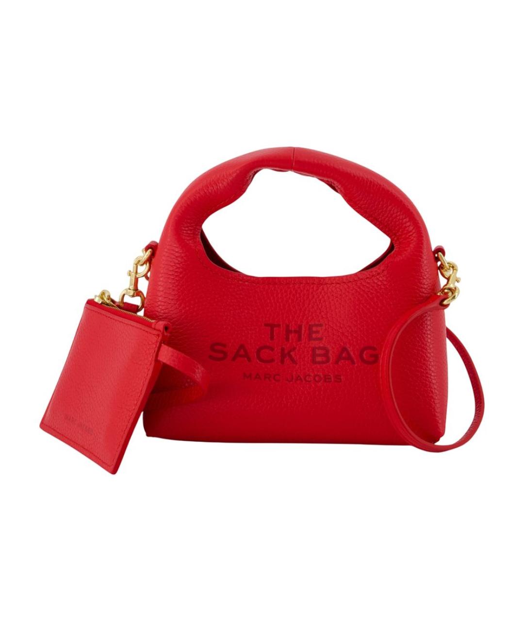 MARC JACOBS Красная кожаная сумка через плечо, фото 1
