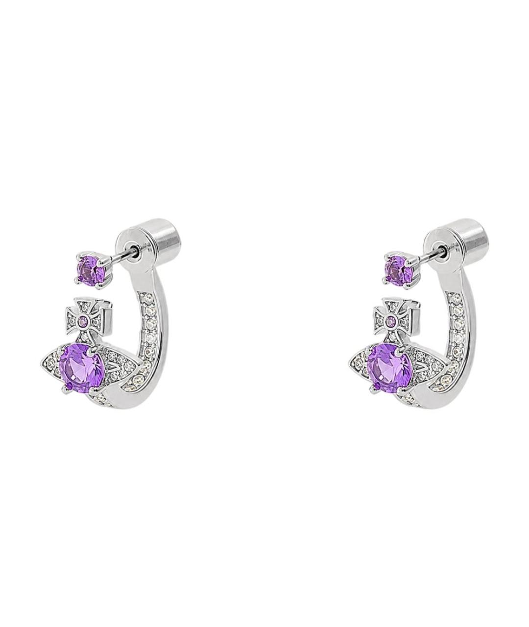 VIVIENNE WESTWOOD Серебряные металлические серьги, фото 2