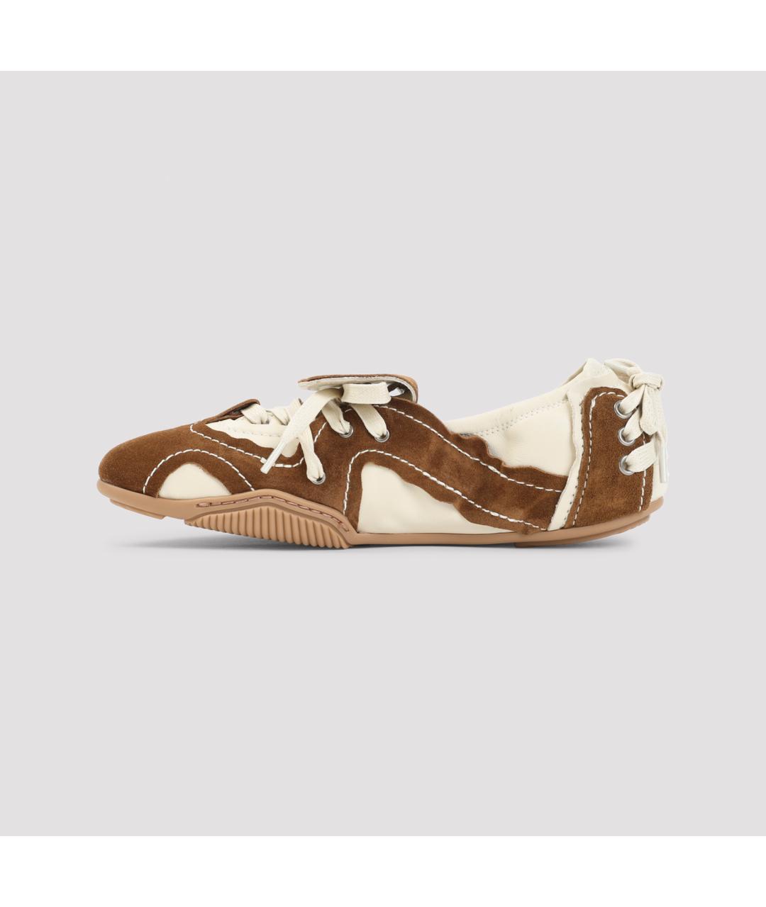 ACNE STUDIOS Мульти кожаные кроссовки, фото 2