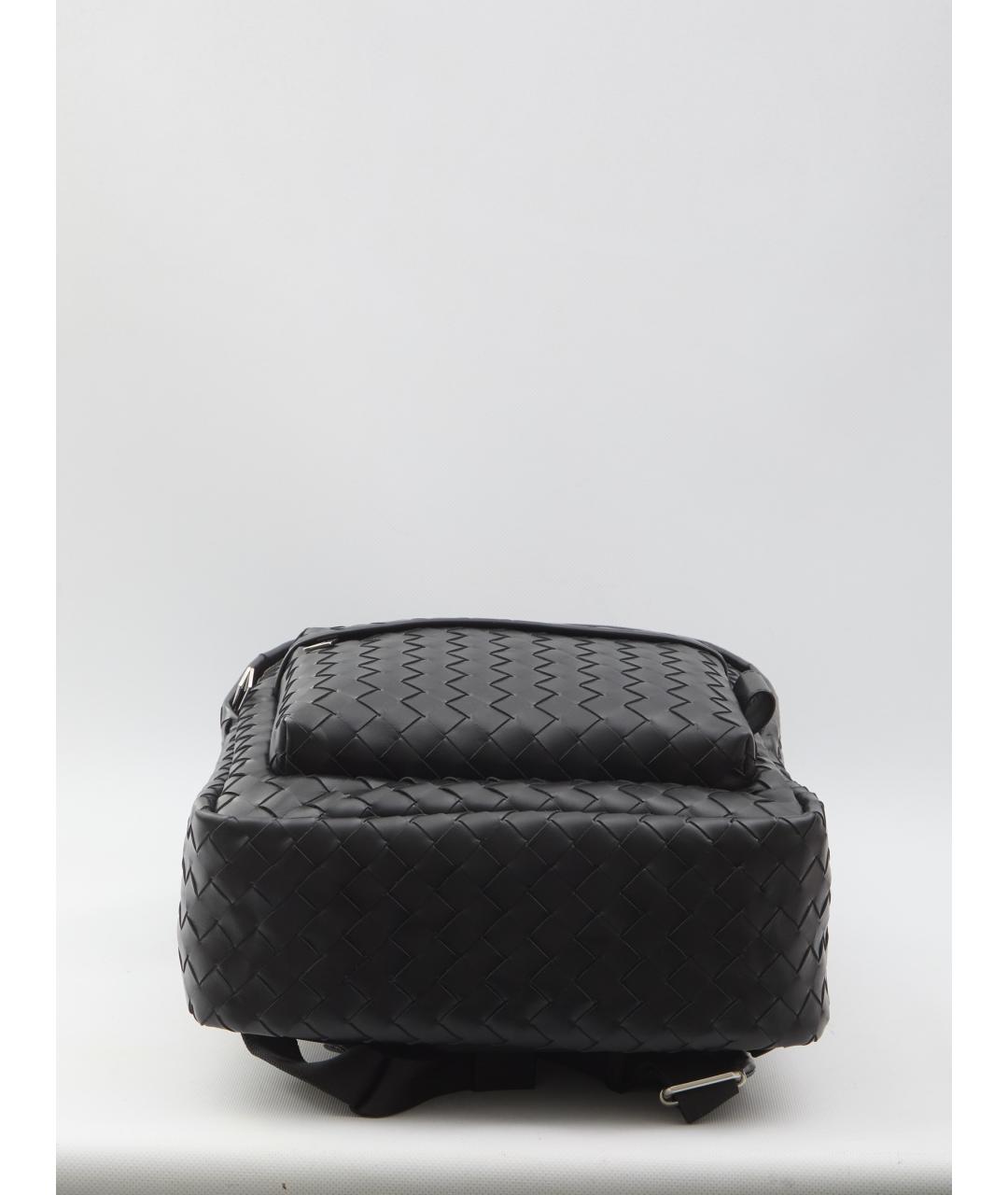 BOTTEGA VENETA Черный кожаный рюкзак, фото 3