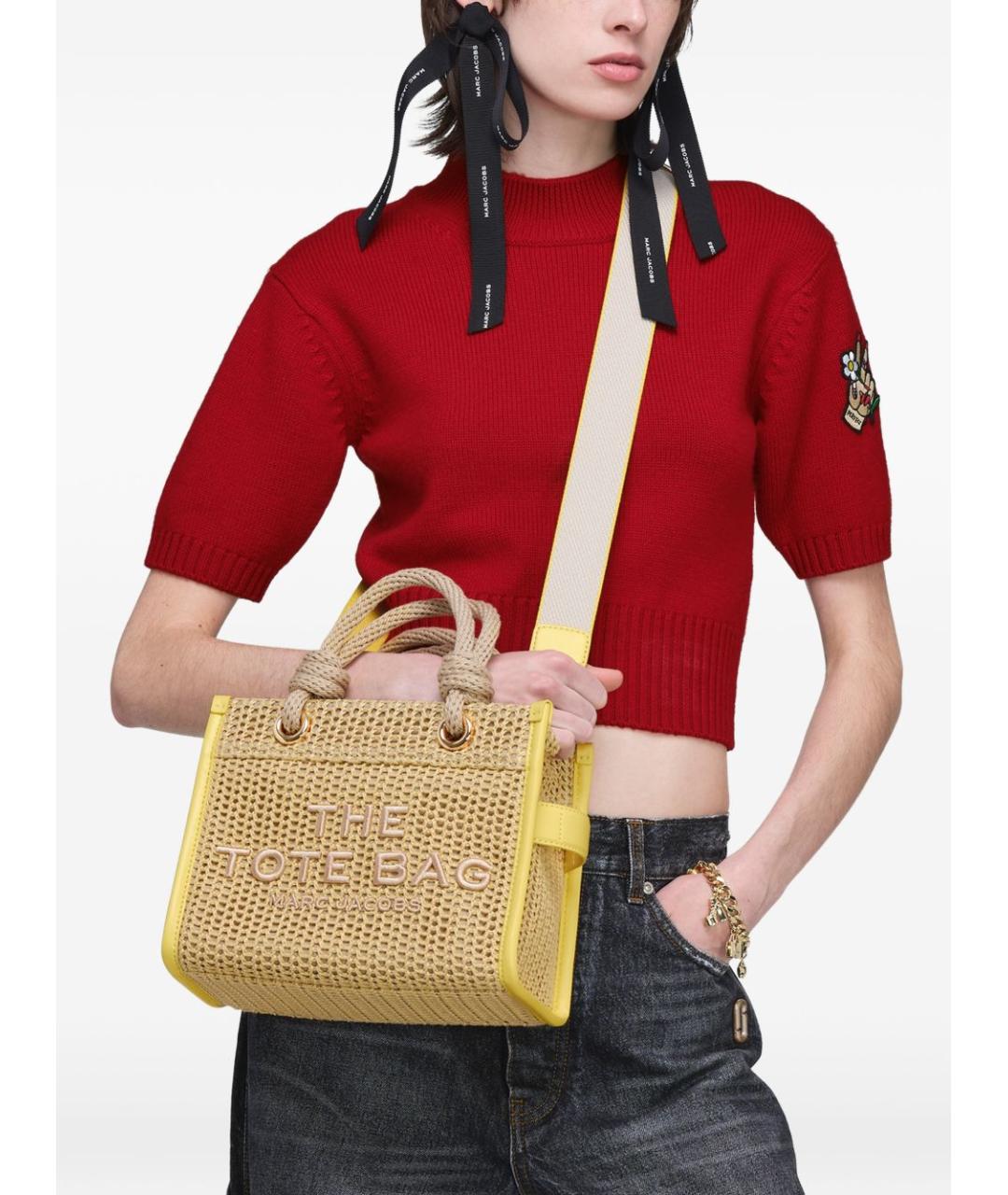 MARC JACOBS Бежевая сумка тоут, фото 5