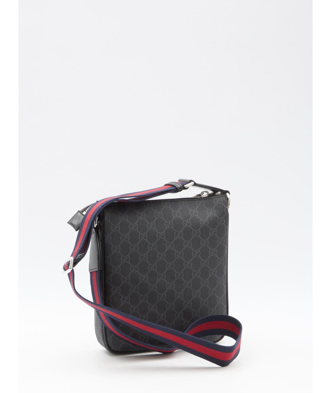 GUCCI Черная тканевая сумка на плечо, фото 2