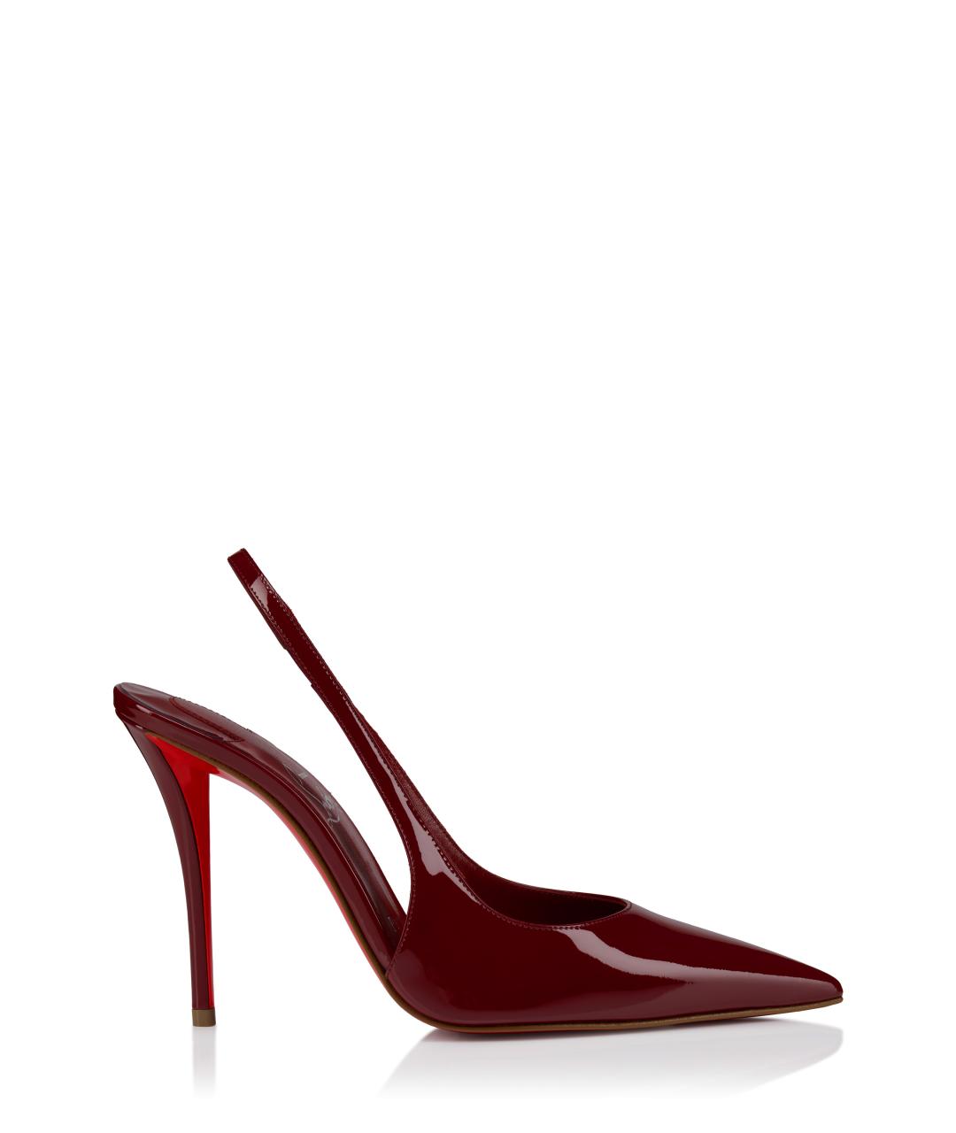 CHRISTIAN LOUBOUTIN Красные кожаные туфли, фото 1