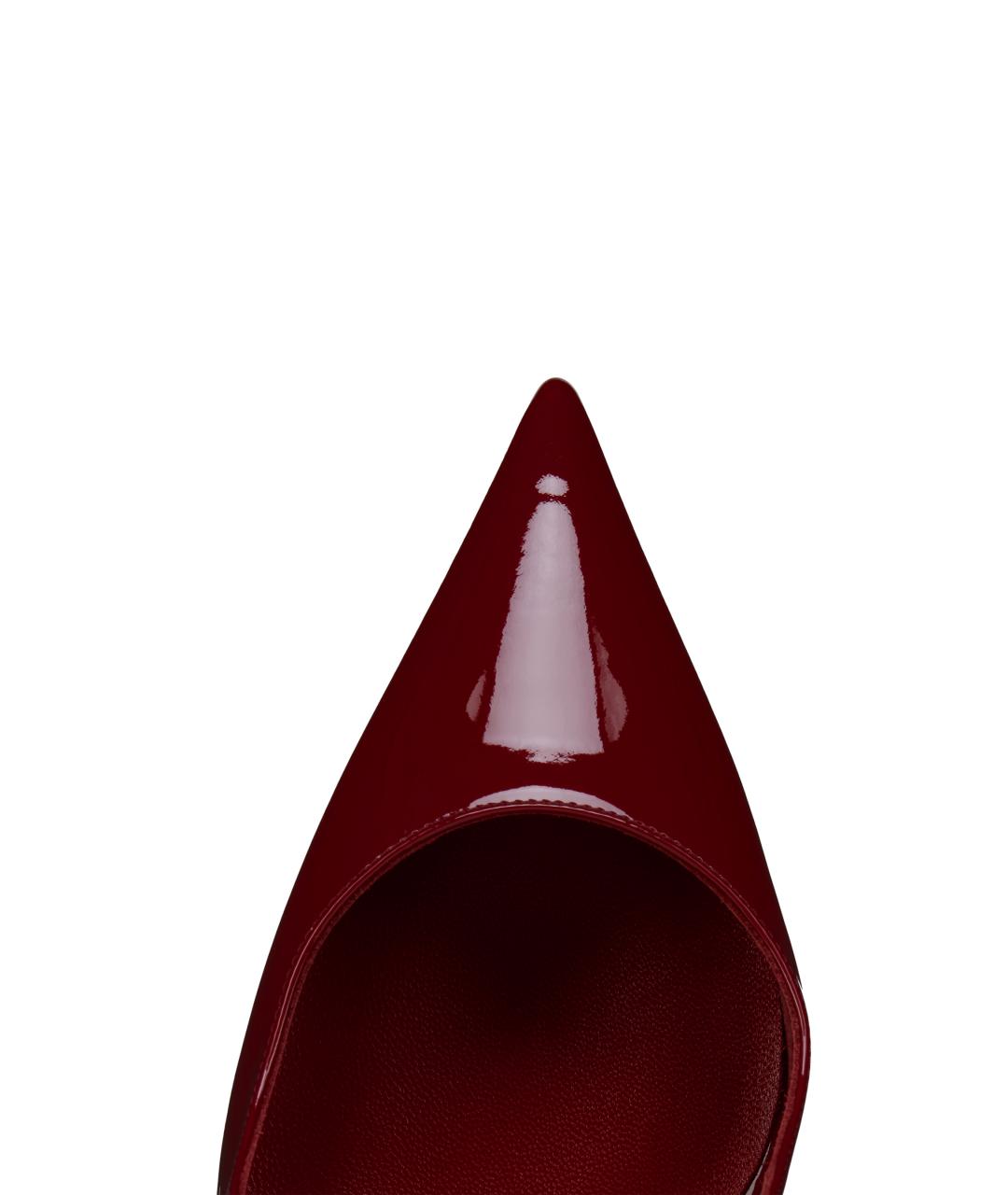 CHRISTIAN LOUBOUTIN Красные кожаные туфли, фото 4