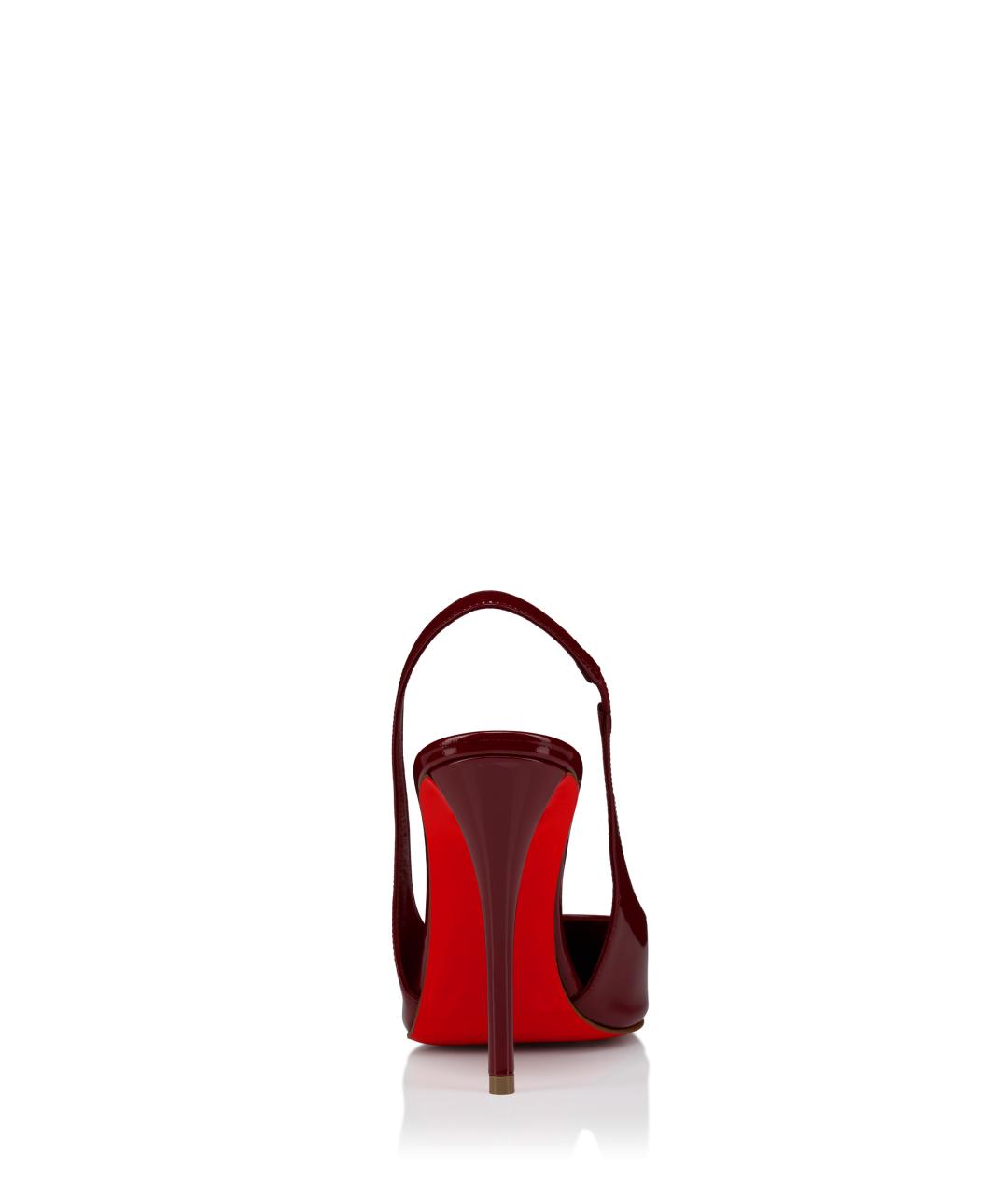 CHRISTIAN LOUBOUTIN Красные кожаные туфли, фото 3