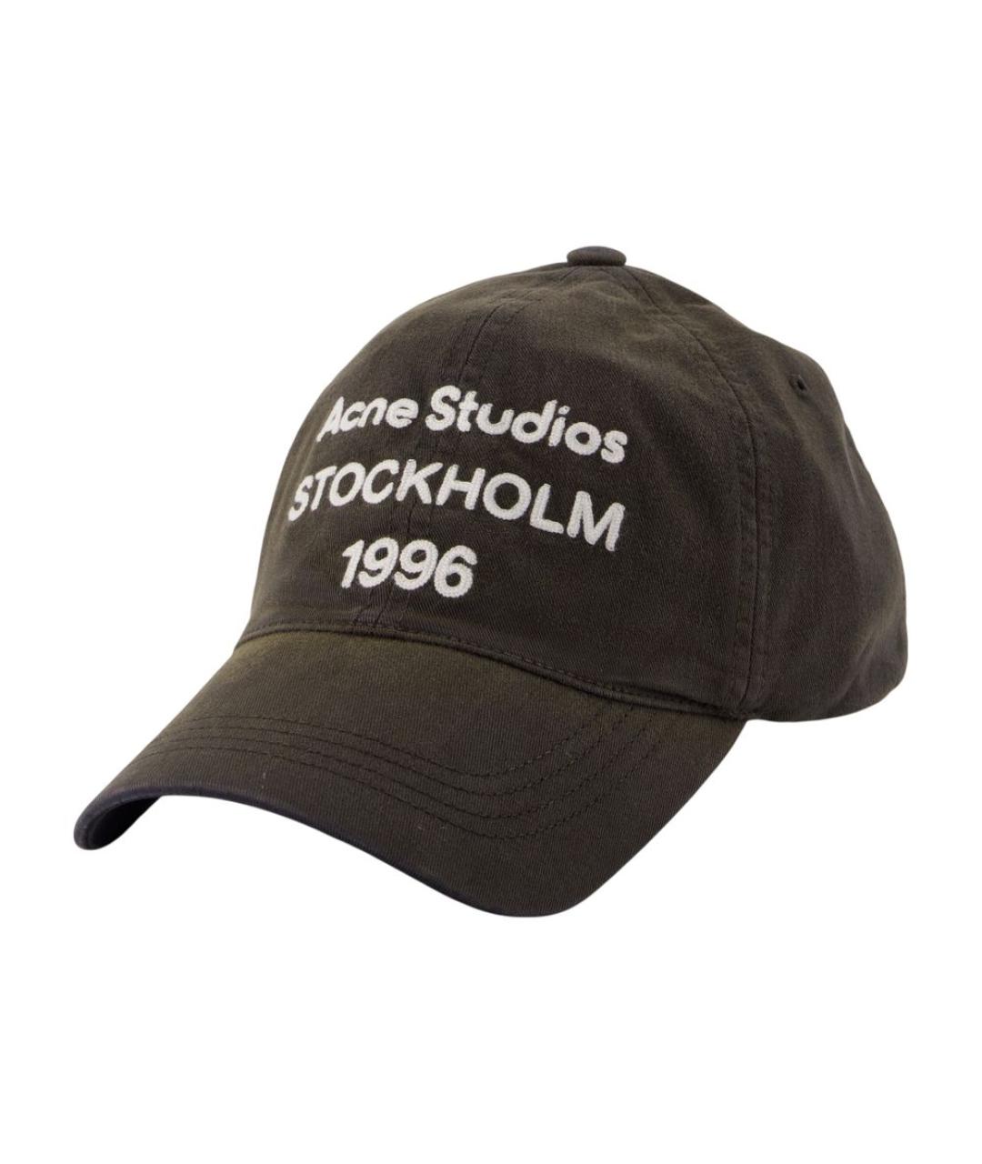 ACNE STUDIOS Черная хлопковая кепка, фото 3
