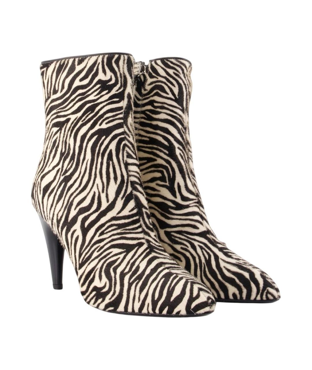 ISABEL MARANT Черные кожаные ботильоны, фото 2