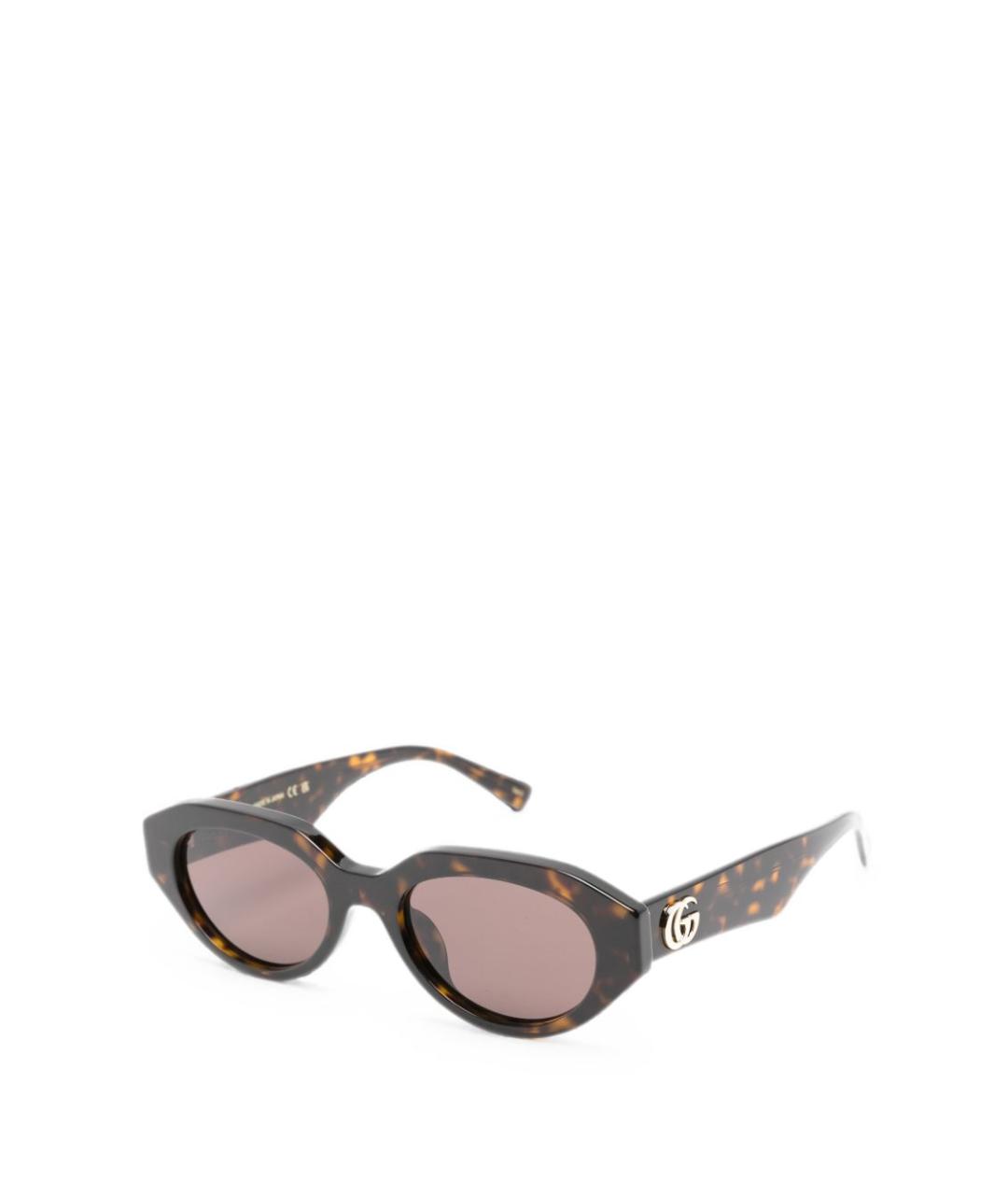 GUCCI Коричневые солнцезащитные очки, фото 2
