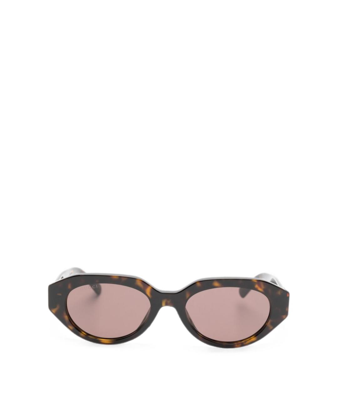 GUCCI Коричневые солнцезащитные очки, фото 1