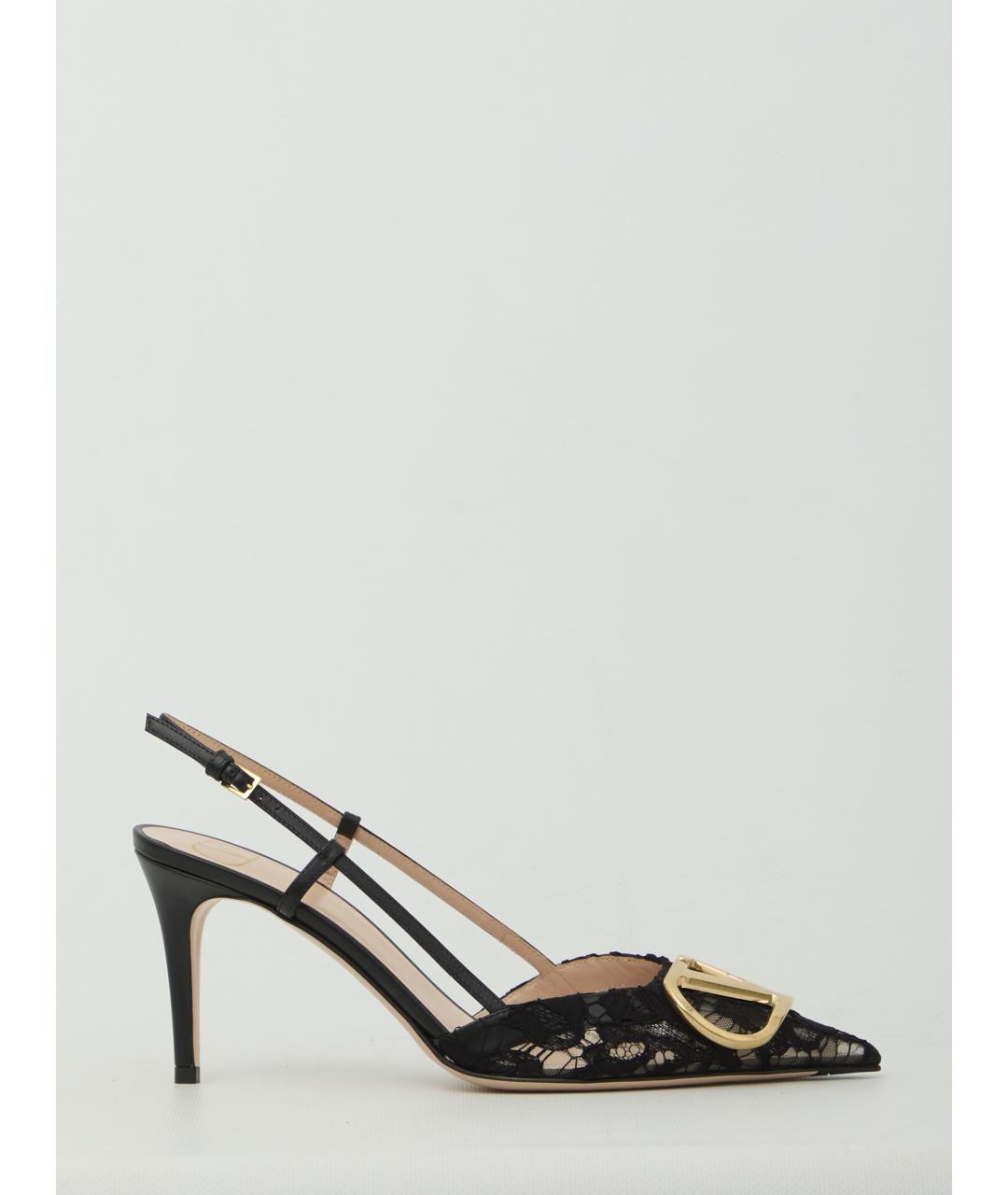 VALENTINO Черные синтетические туфли, фото 6
