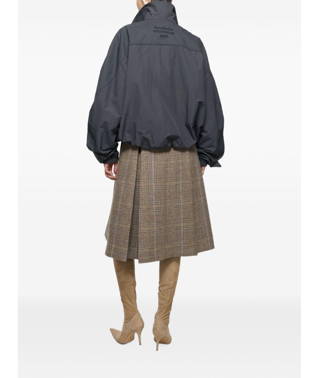 ACNE STUDIOS Серая полиэстеровая куртка, фото 4