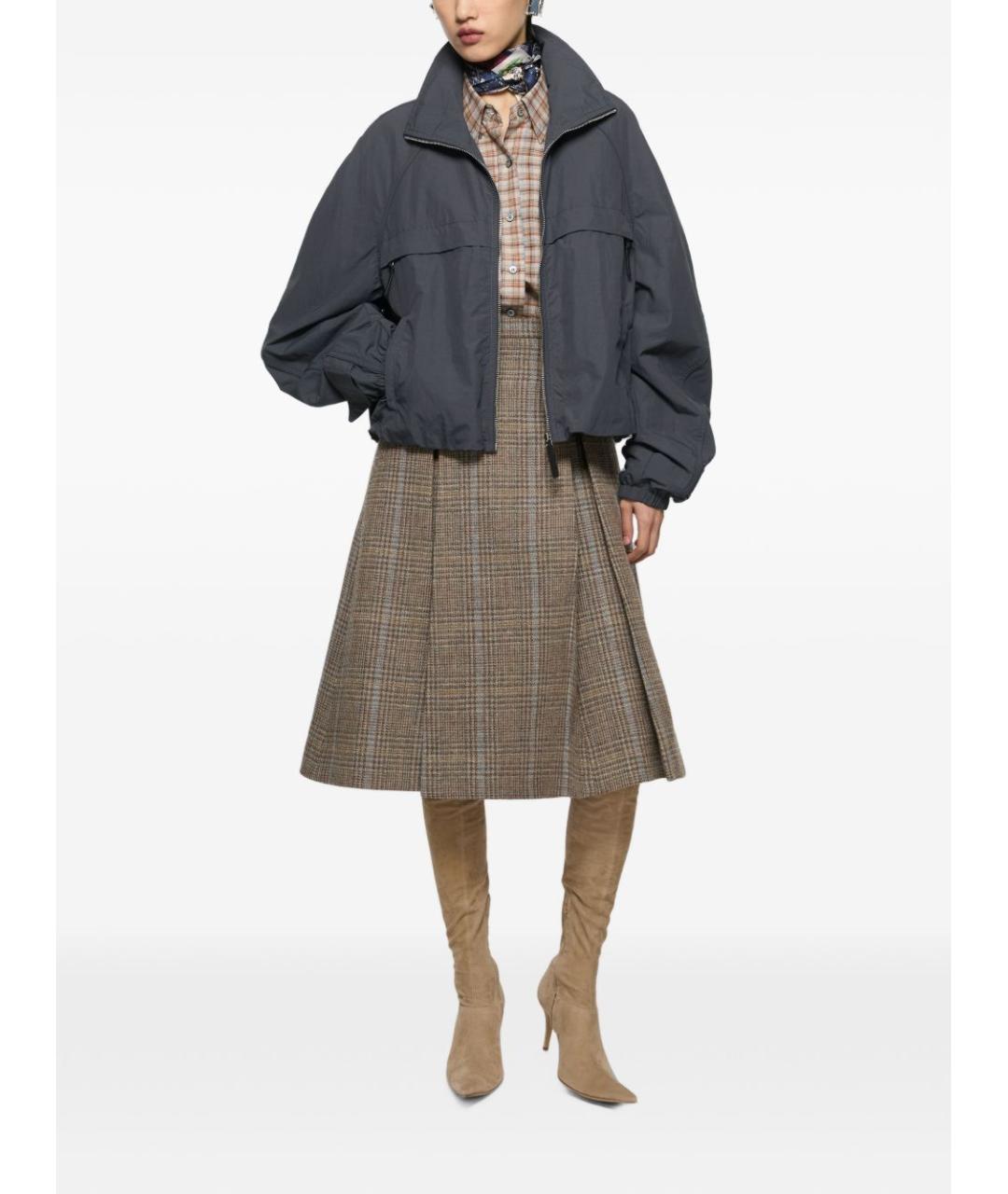 ACNE STUDIOS Серая полиэстеровая куртка, фото 2