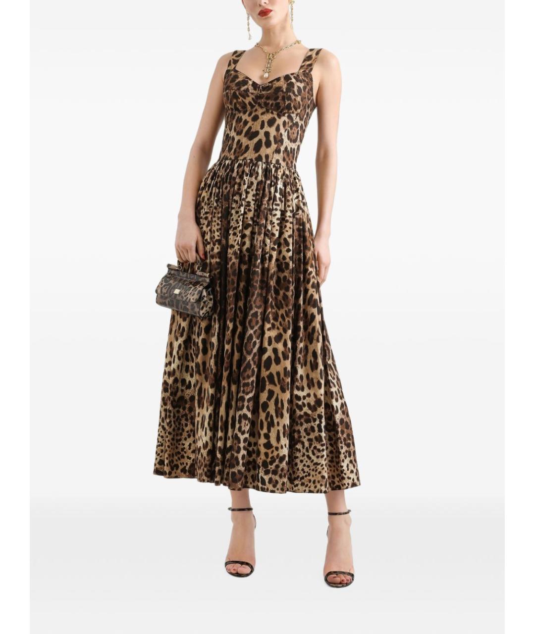 DOLCE&GABBANA Хлопковое повседневное платье, фото 4