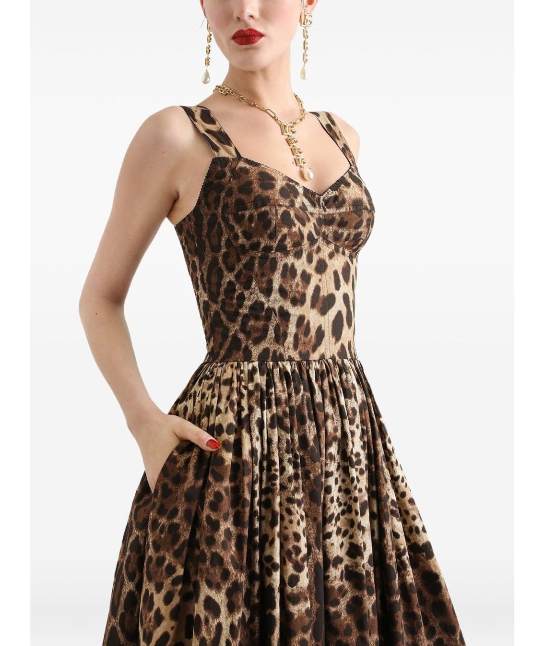 DOLCE&GABBANA Хлопковое повседневное платье, фото 5
