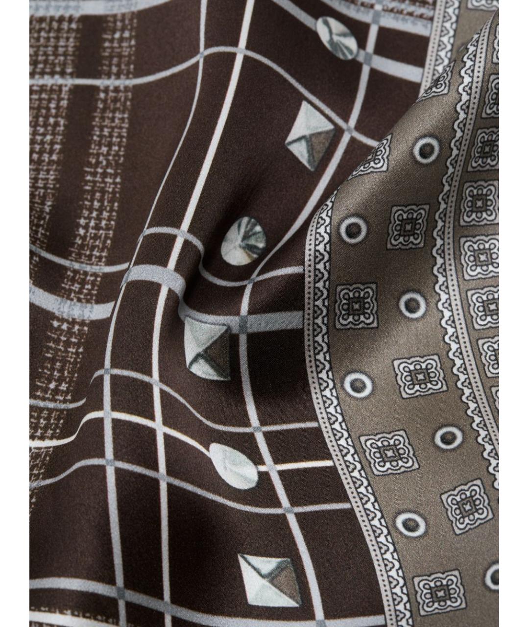 ACNE STUDIOS Мульти шелковый шарф, фото 3