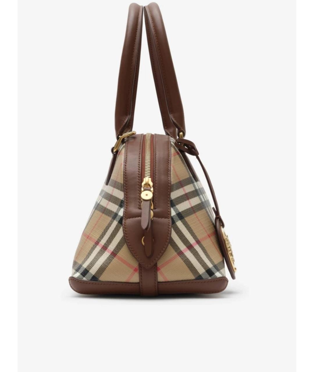 BURBERRY Бежевая хлопковая сумка тоут, фото 2