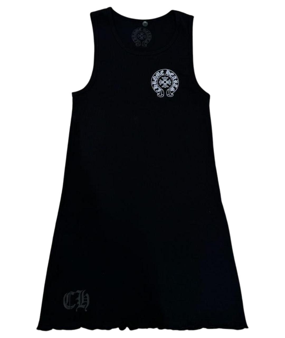 CHROME HEARTS Черная хлопковая майка, фото 1