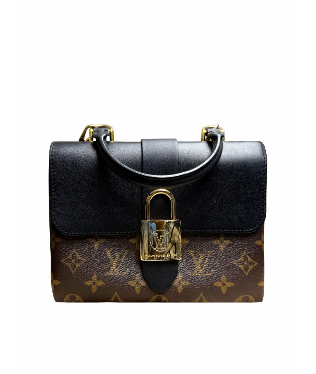 LOUIS VUITTON Коричневая кожаная сумка через плечо, фото 1