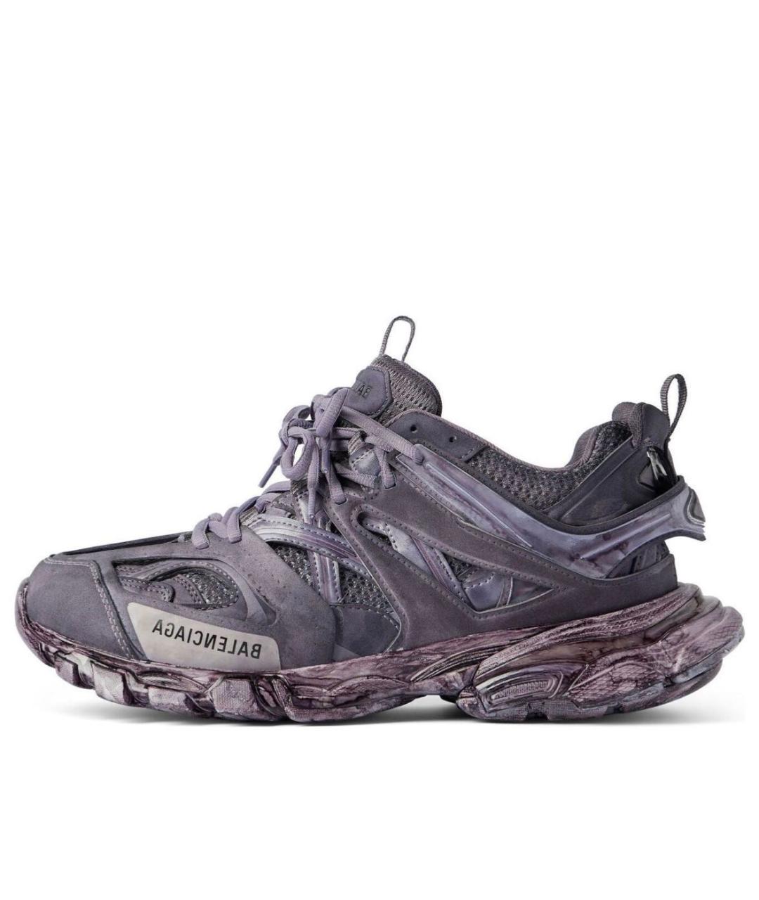 BALENCIAGA Фиолетовые низкие кроссовки / кеды, фото 8