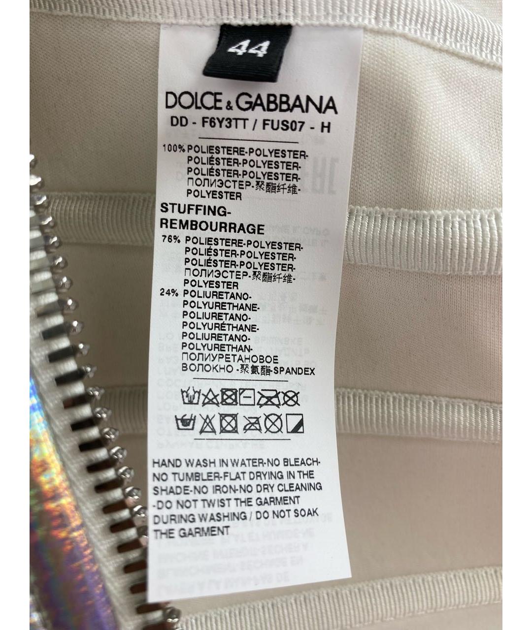 DOLCE&GABBANA Полиэстеровое платье, фото 7