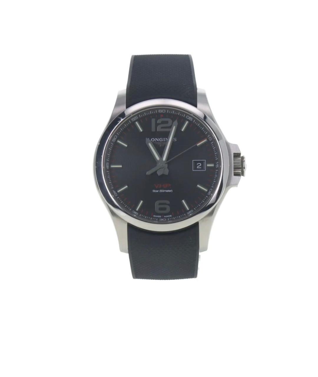 LONGINES Черные часы, фото 9