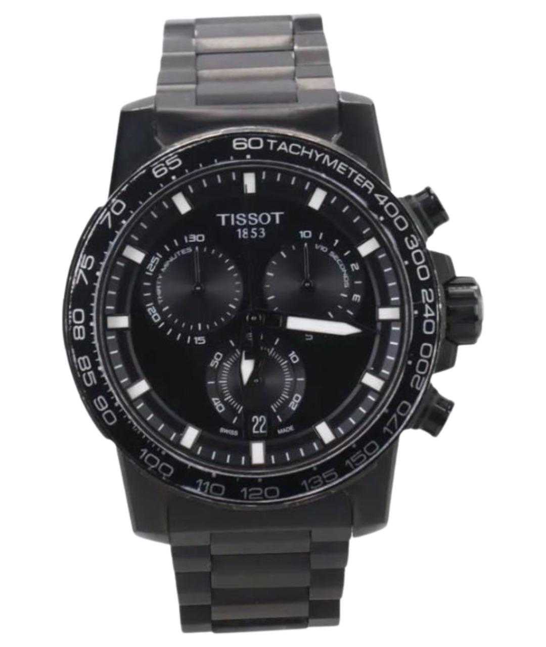 TISSOT Черные часы, фото 1