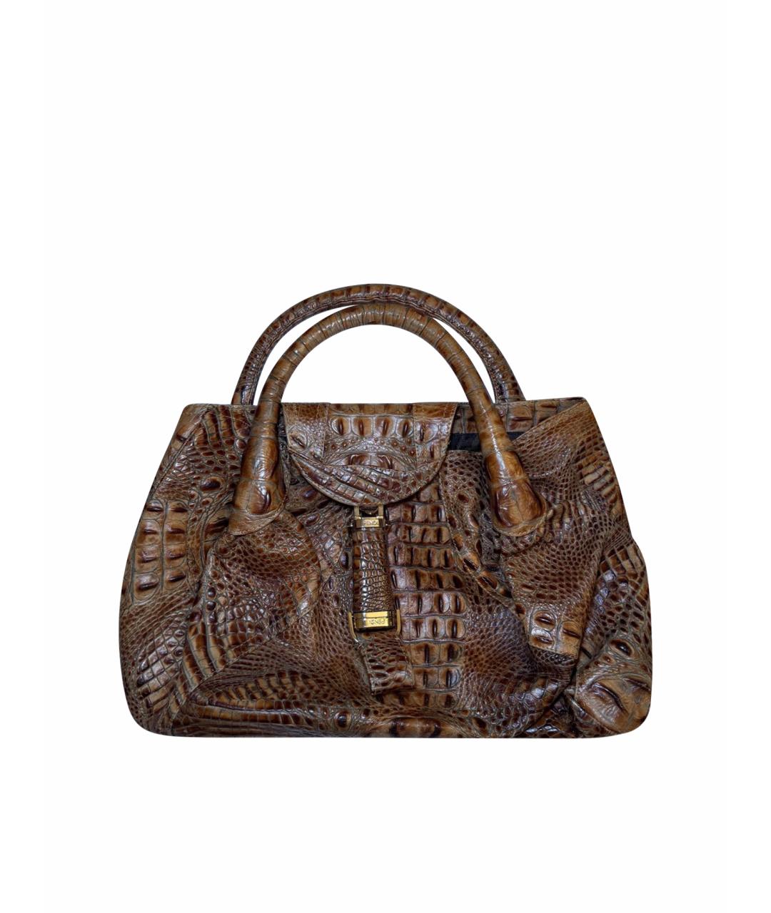 FENDI Сумка тоут из кожи аллигатора, фото 1