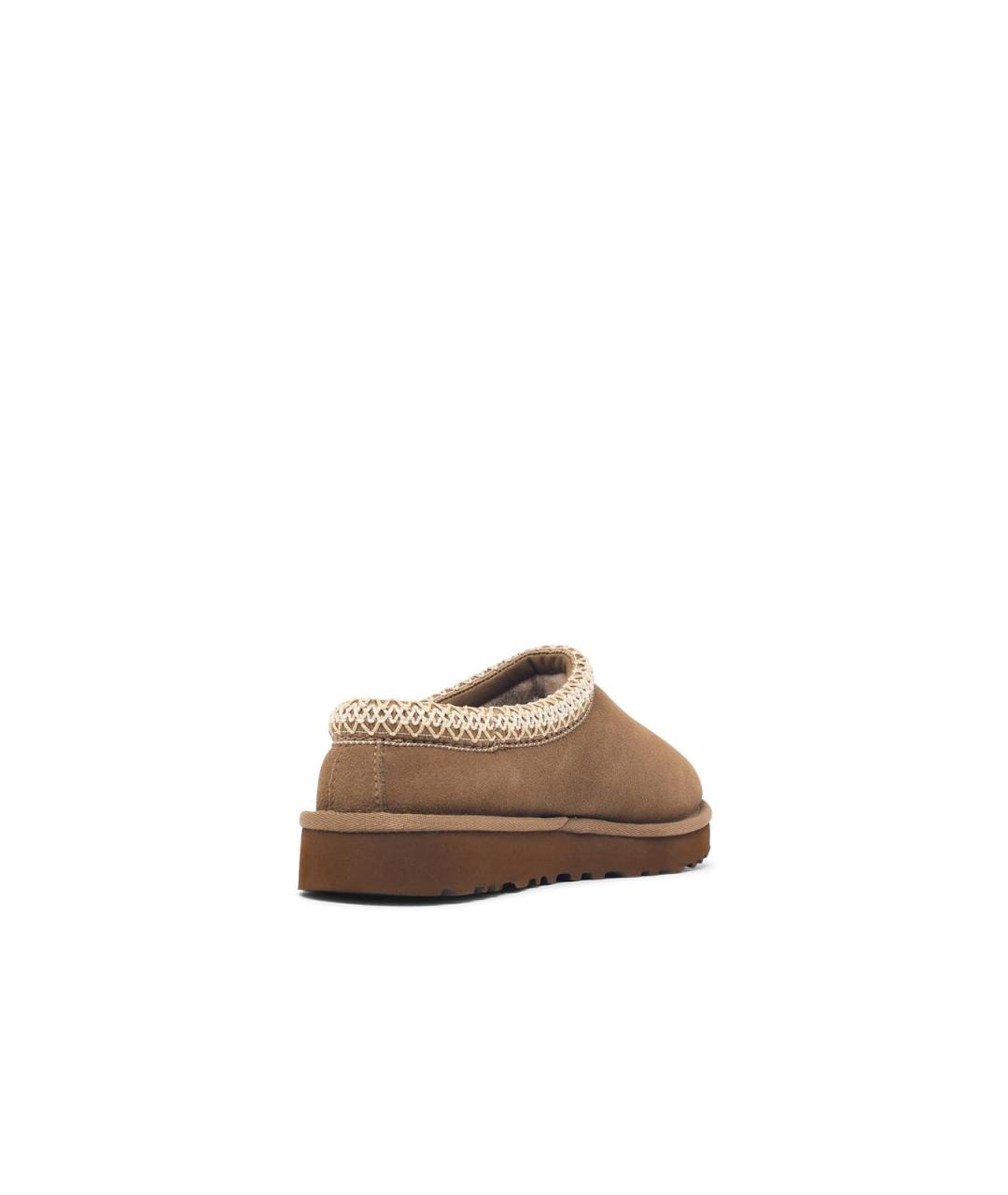 UGG Коричневые замшевые мюли, фото 3