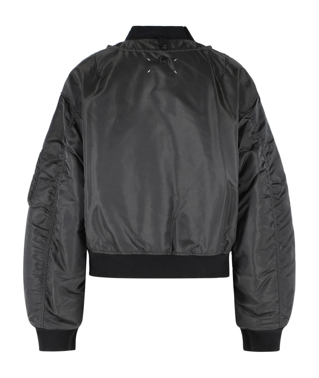 MAISON MARGIELA Серая полиамидовая куртка, фото 3