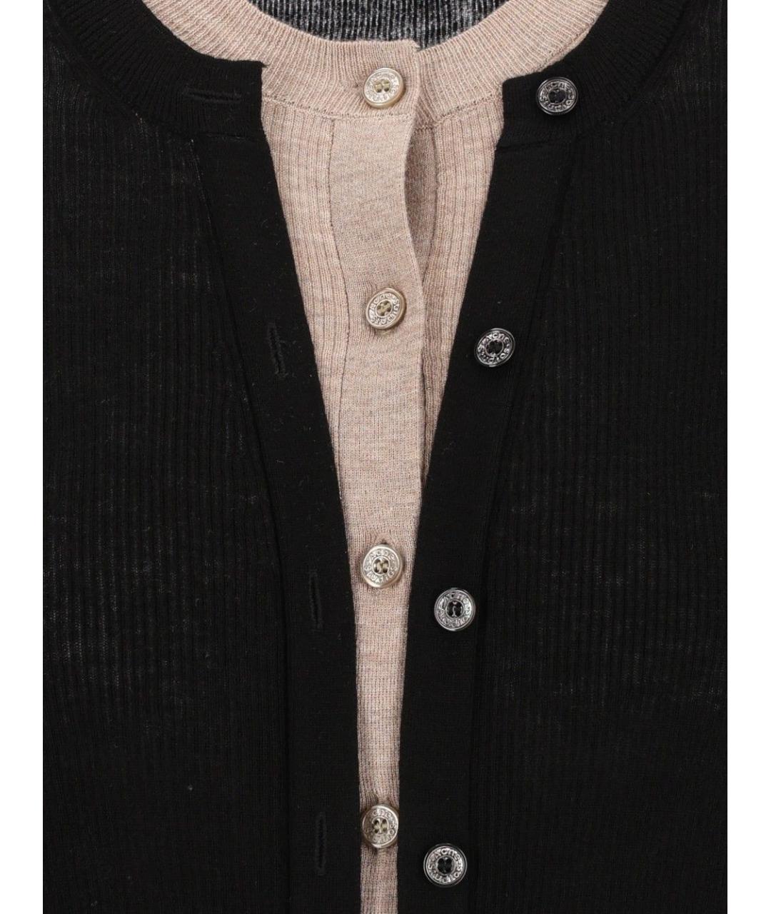 ACNE STUDIOS Черный шелковый джемпер / свитер, фото 4