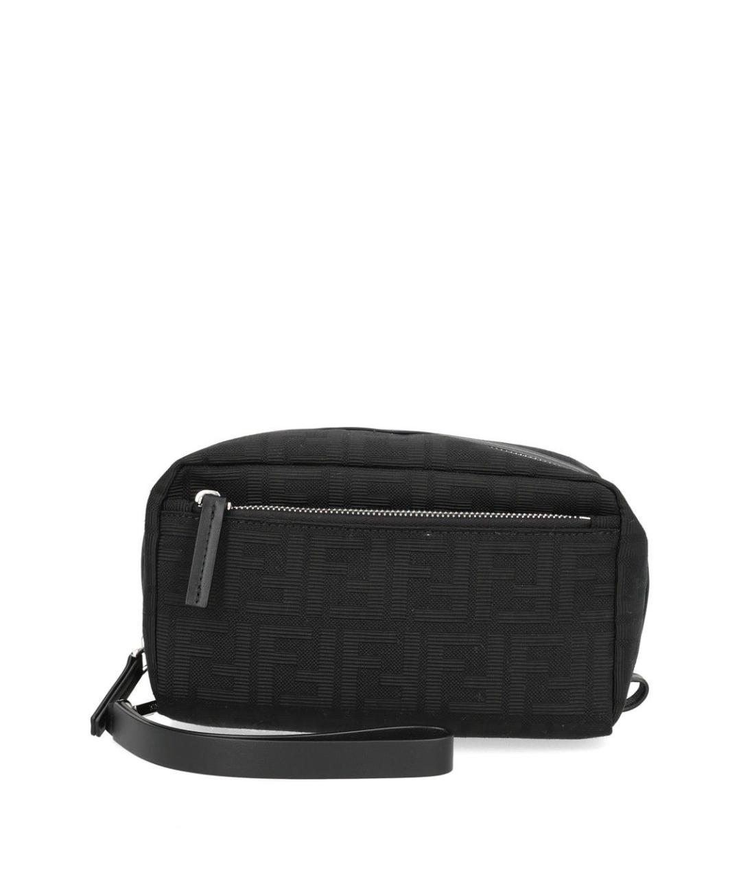 FENDI Черная хлопковая косметичка, фото 1