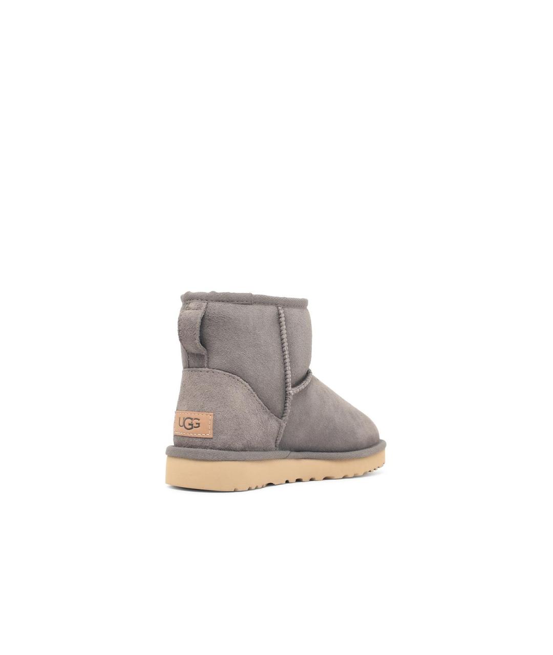 UGG Серые кожаные ботинки, фото 3