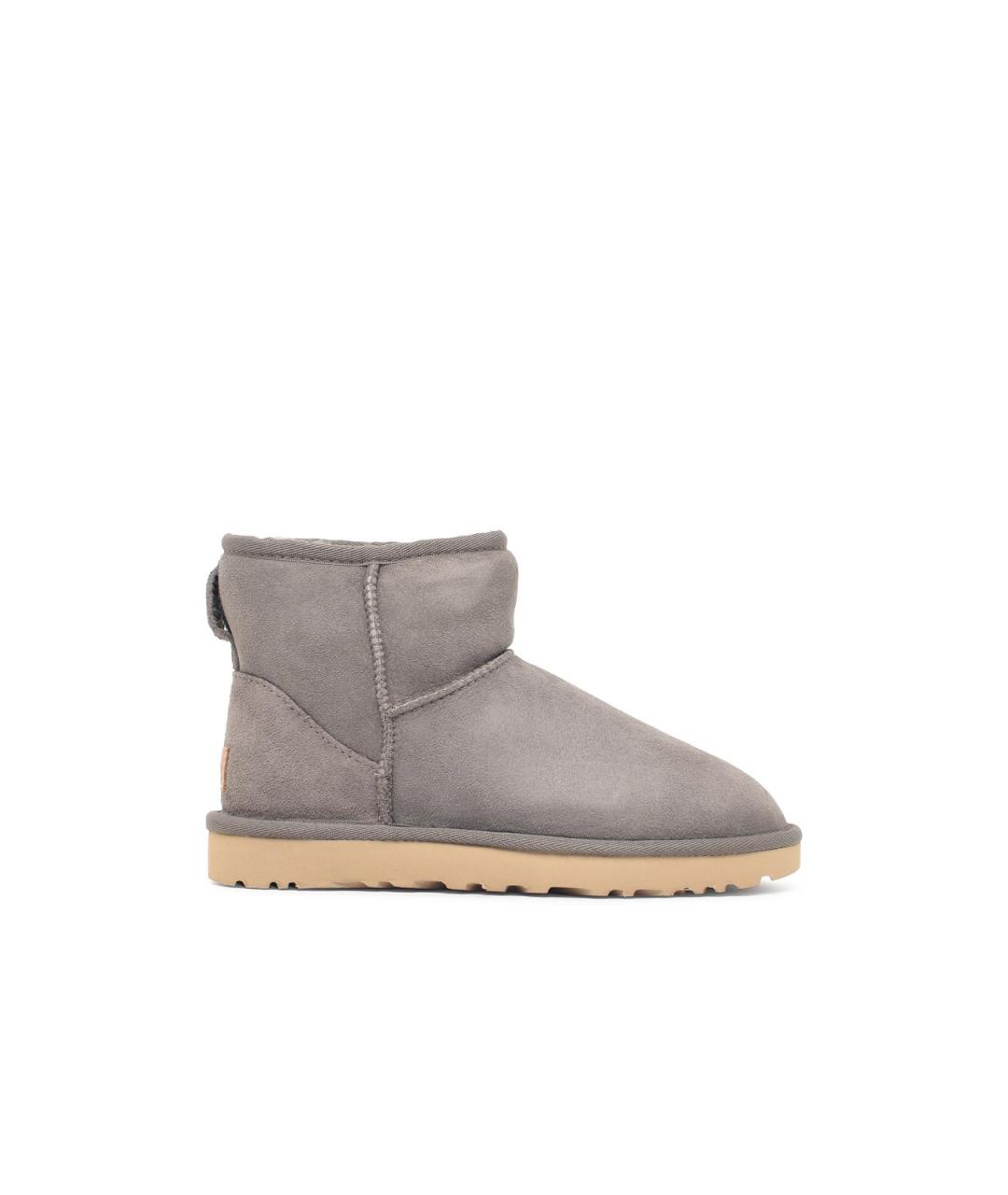 UGG Серые кожаные ботинки, фото 1