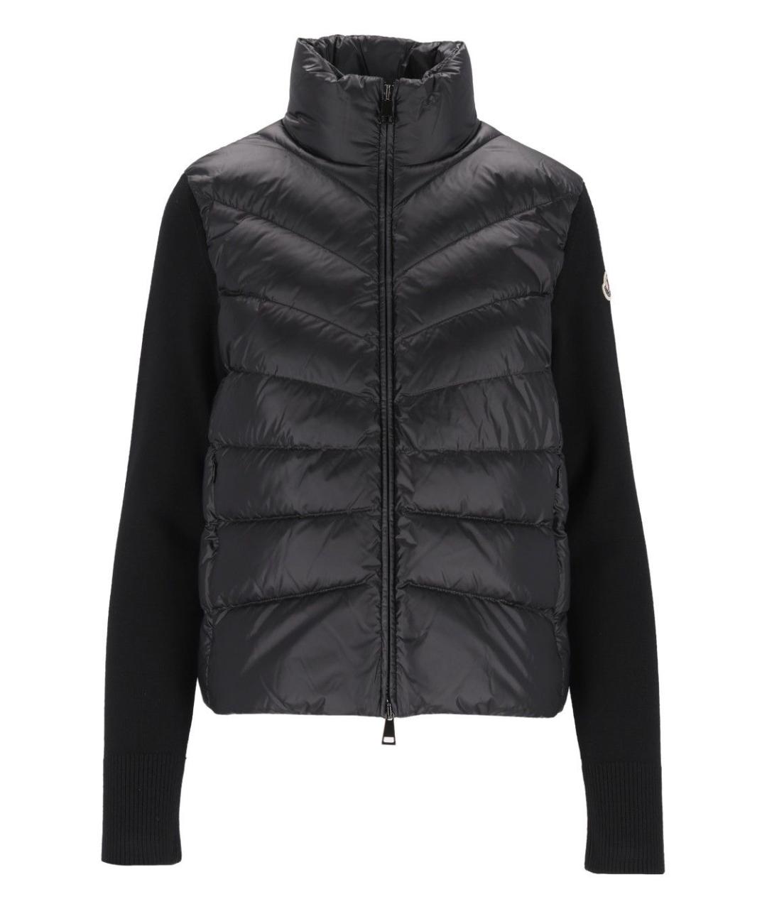 MONCLER Черная шерстяная куртка, фото 1