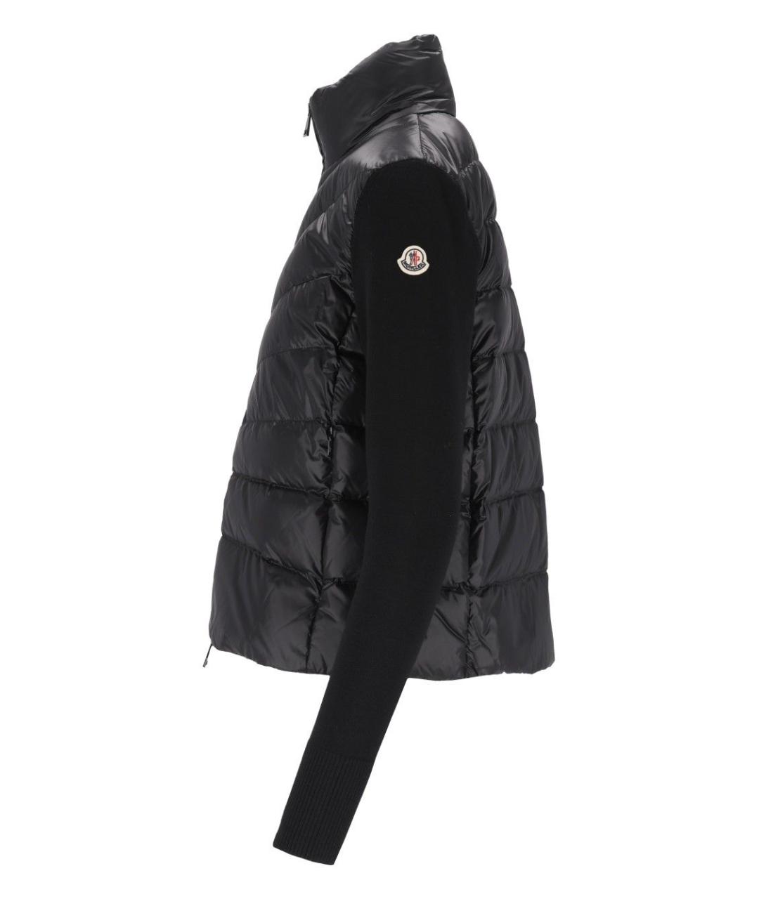 MONCLER Черная шерстяная куртка, фото 3
