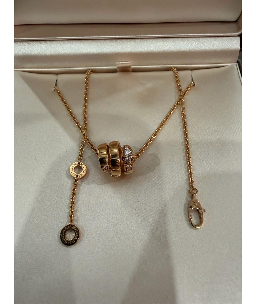 BVLGARI Желтая подвеска из желтого золота, фото 2