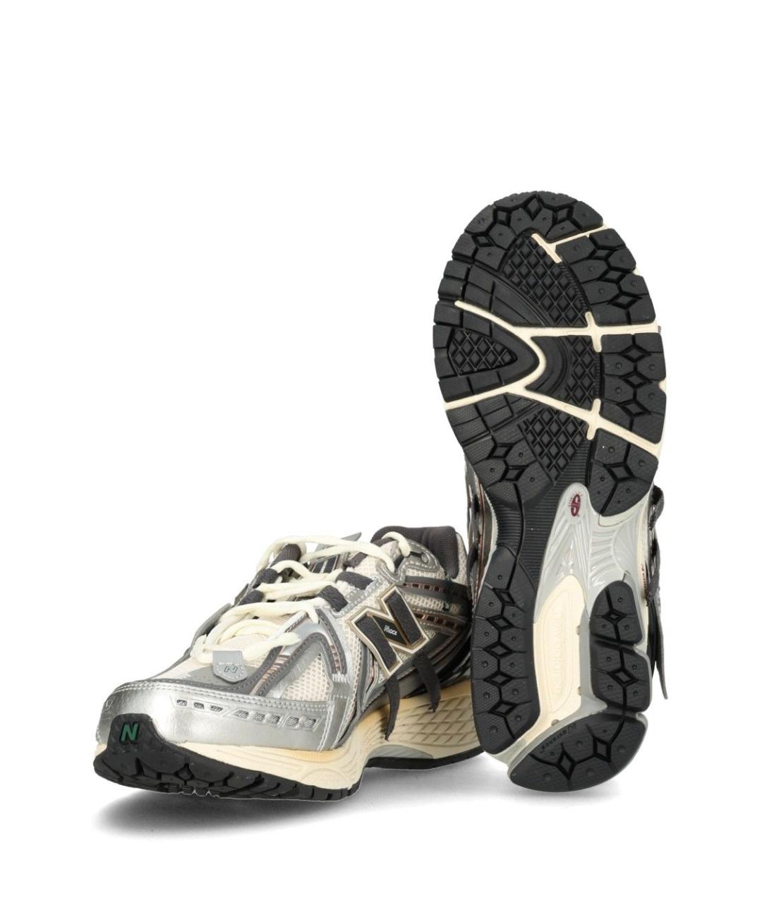 NEW BALANCE Серые синтетические кроссовки, фото 5