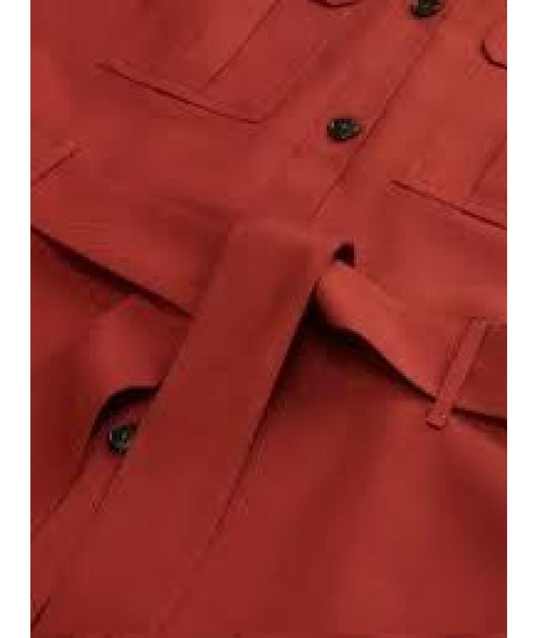 WOOLRICH Бордовое лиоцелловое повседневное платье, фото 4