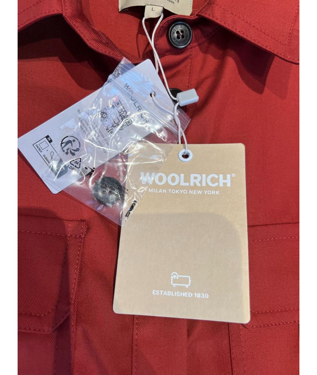 WOOLRICH Бордовое лиоцелловое повседневное платье, фото 8