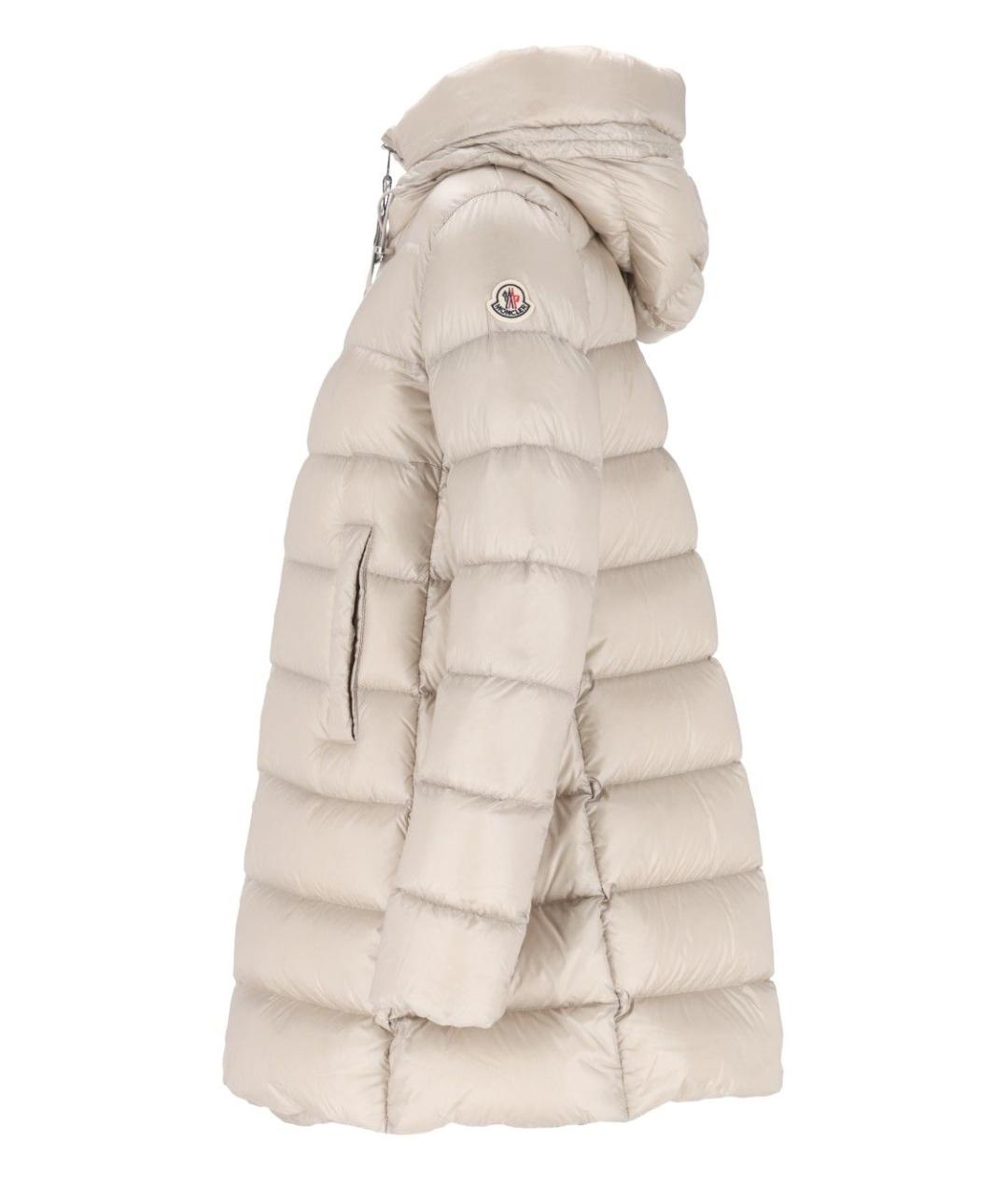 MONCLER Белая полиамидовая куртка, фото 3