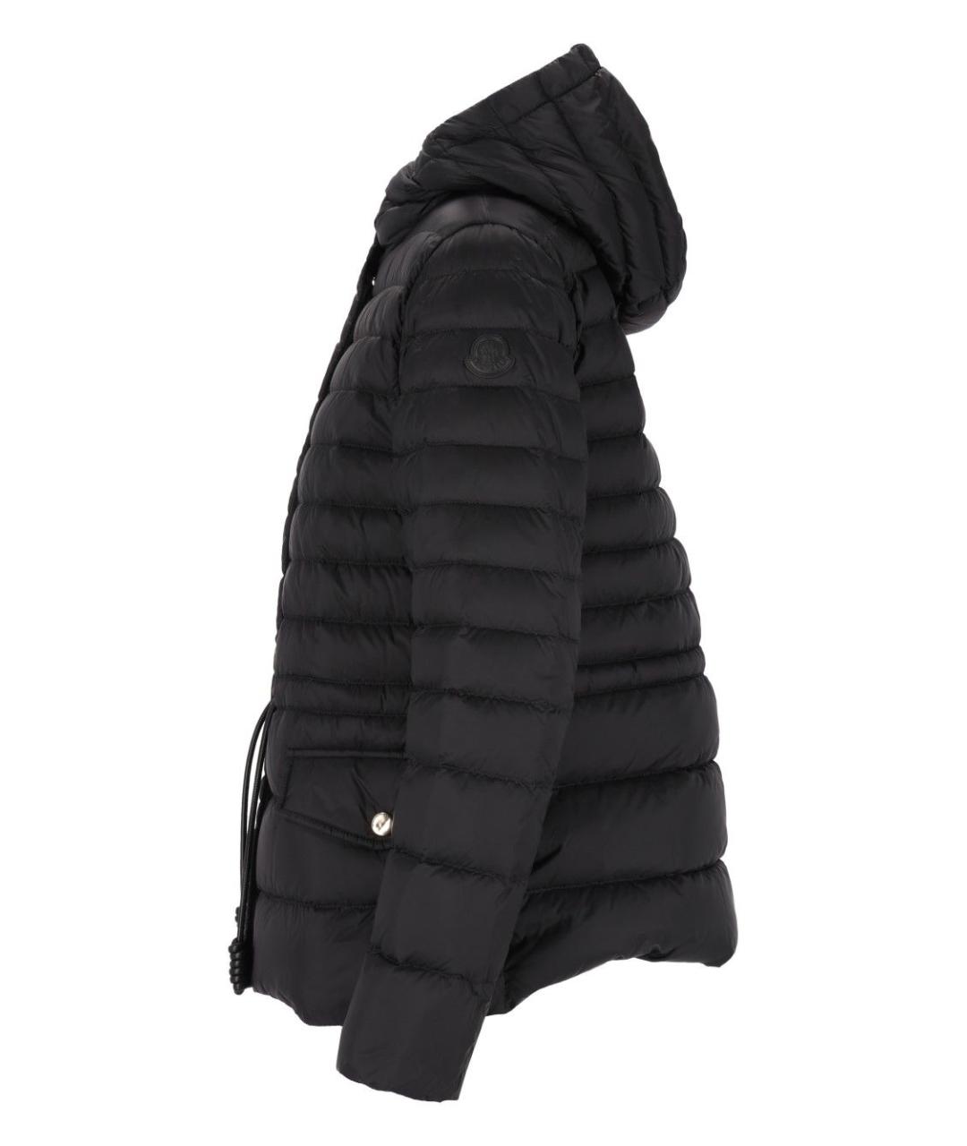 MONCLER Черный пуховик, фото 2