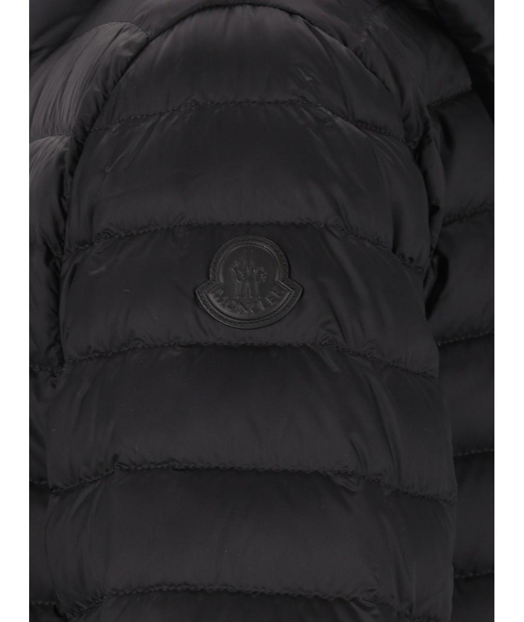 MONCLER Черный пуховик, фото 5