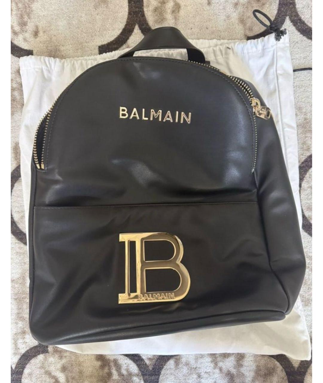BALMAIN Черный рюкзак, фото 6