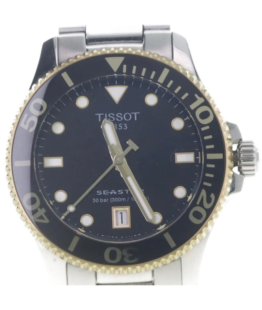 TISSOT Черные часы, фото 3
